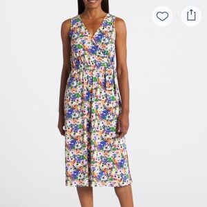 Floral Tie-waist Dress